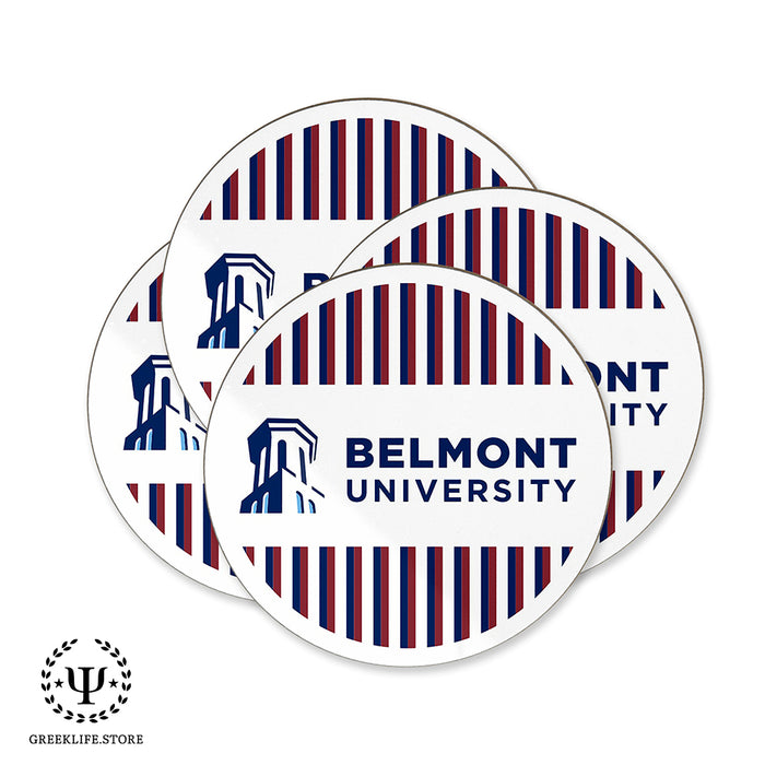 Belmont University Beverage coaster round (Set of 4)