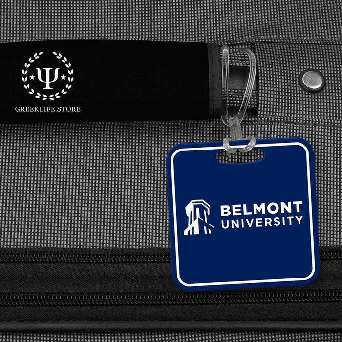 Belmont University Luggage Bag Tag (square)