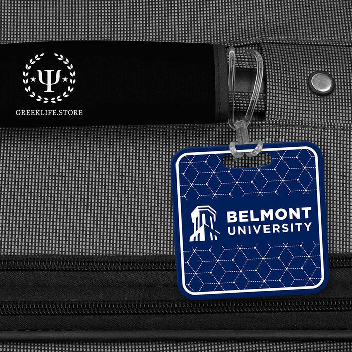 Belmont University Luggage Bag Tag (square)
