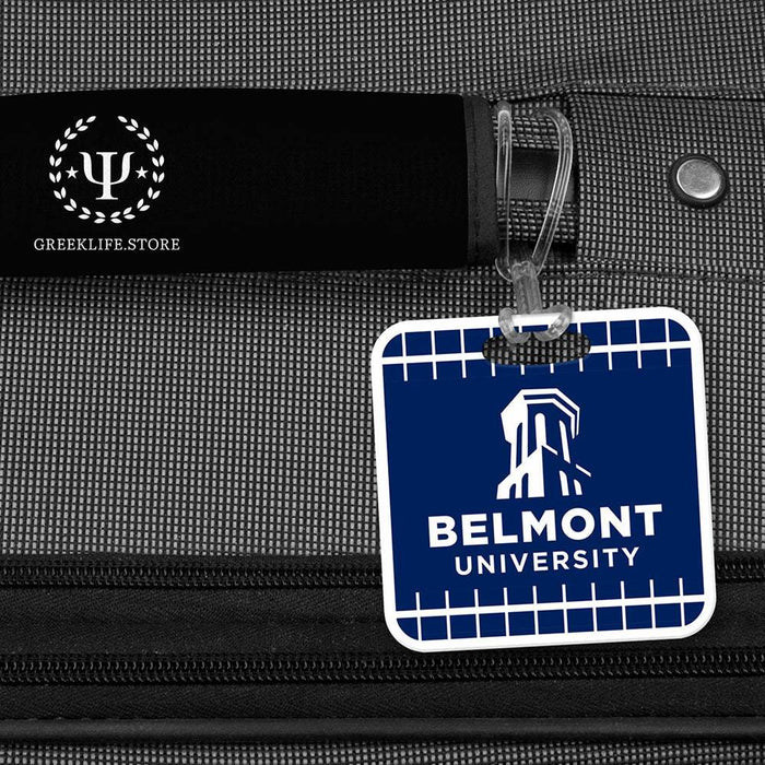 Belmont University Luggage Bag Tag (square)