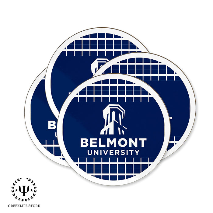 Belmont University Beverage coaster round (Set of 4)