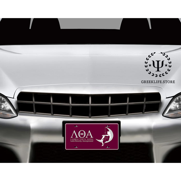 Lambda Theta Alpha Decorative License Plate