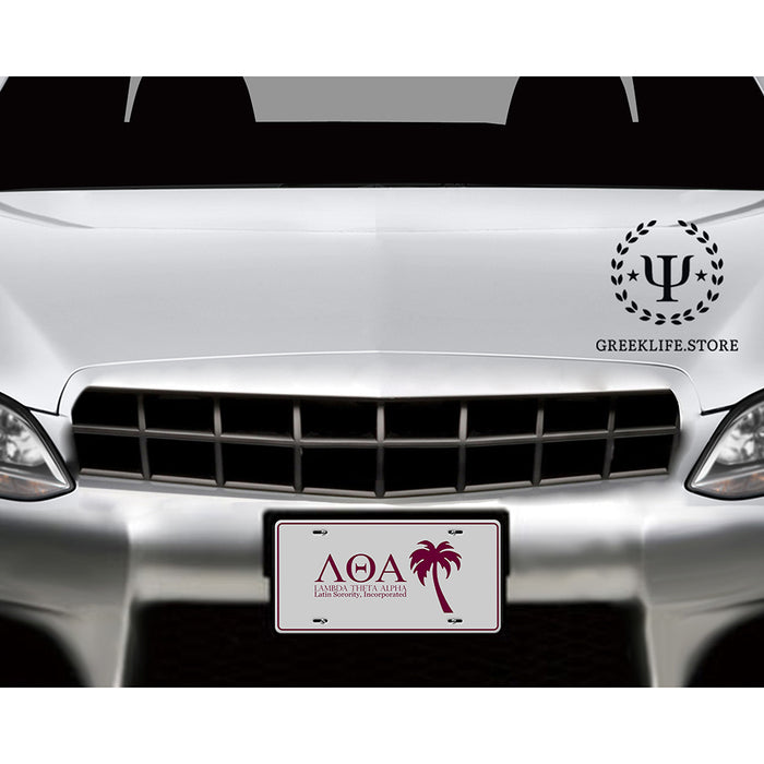 Lambda Theta Alpha Decorative License Plate