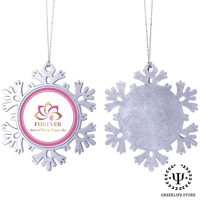 National Charity League Christmas Ornament - Snowflake Metal