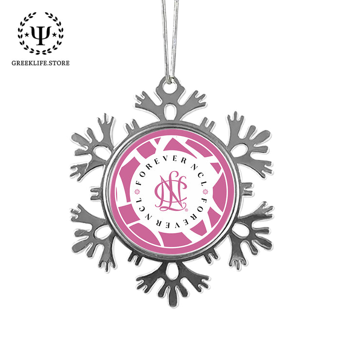 National Charity League Christmas Ornament - Snowflake Metal