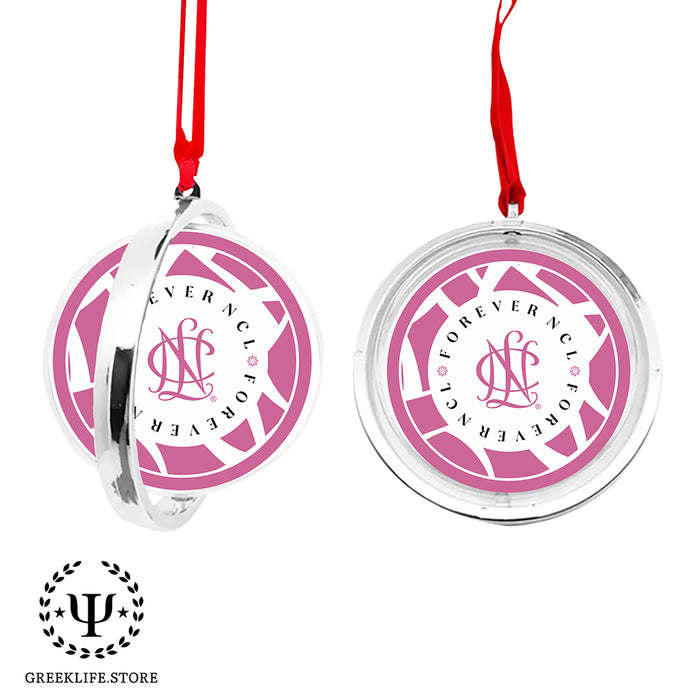 National Charity League Christmas Reversible Flat Round Ornament
