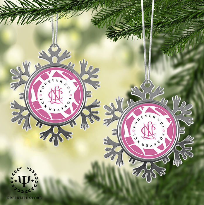 National Charity League Christmas Ornament - Snowflake Metal