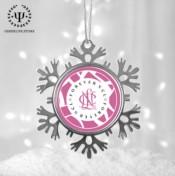 National Charity League Christmas Ornament - Snowflake Metal