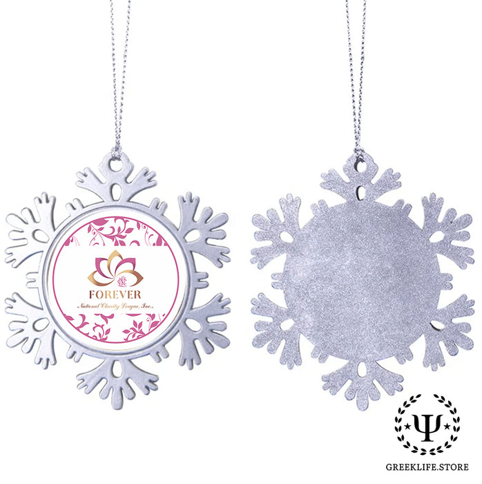 National Charity League Christmas Ornament - Snowflake Metal