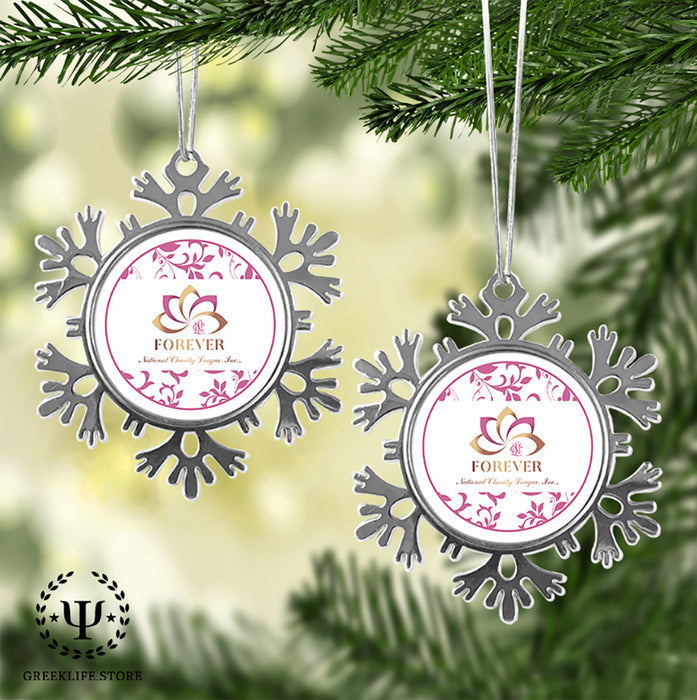 National Charity League Christmas Ornament - Snowflake Metal