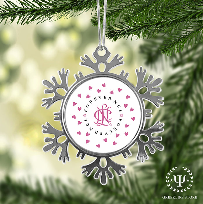 National Charity League Christmas Ornament - Snowflake Metal