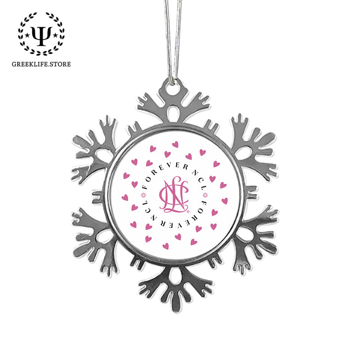 National Charity League Christmas Ornament - Snowflake Metal