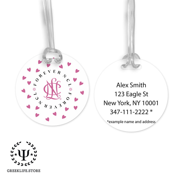 National Charity League Luggage Bag Tag (round)