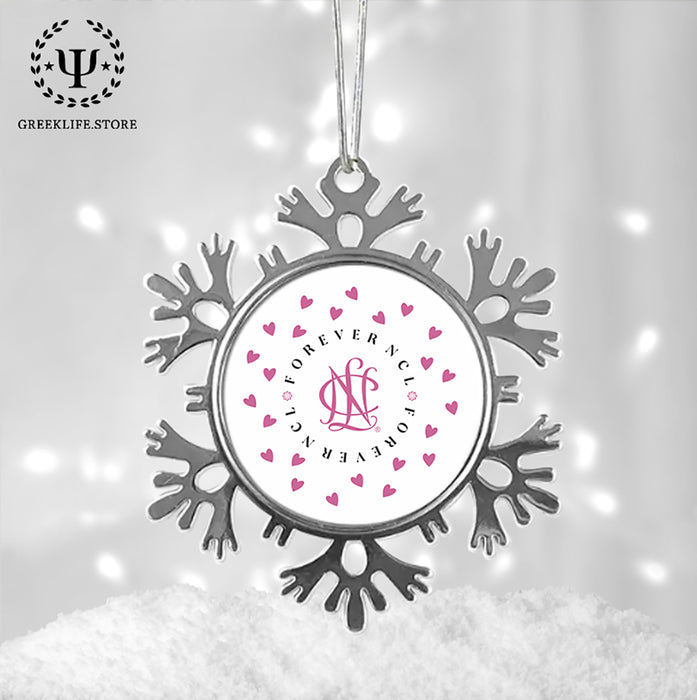 National Charity League Christmas Ornament - Snowflake Metal