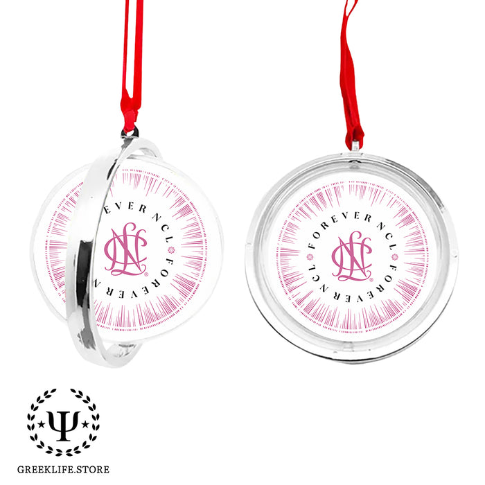 National Charity League Christmas Reversible Flat Round Ornament