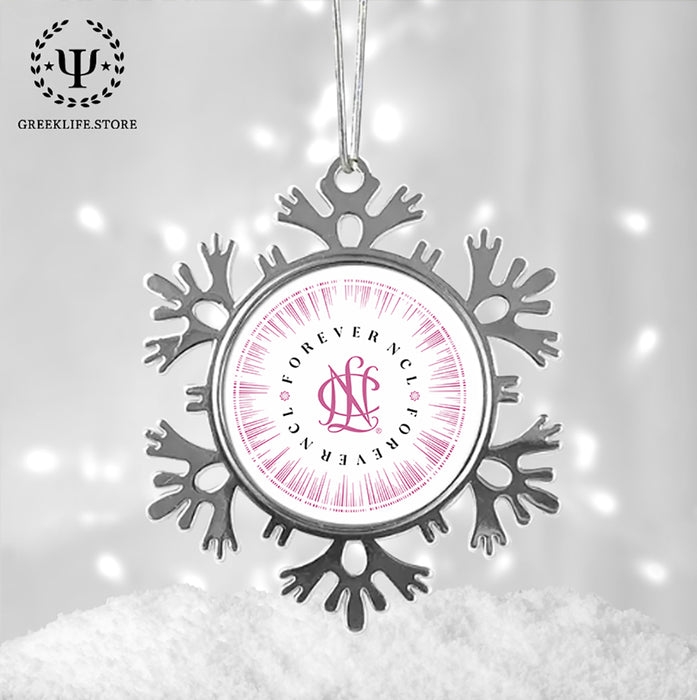 National Charity League Christmas Ornament - Snowflake Metal