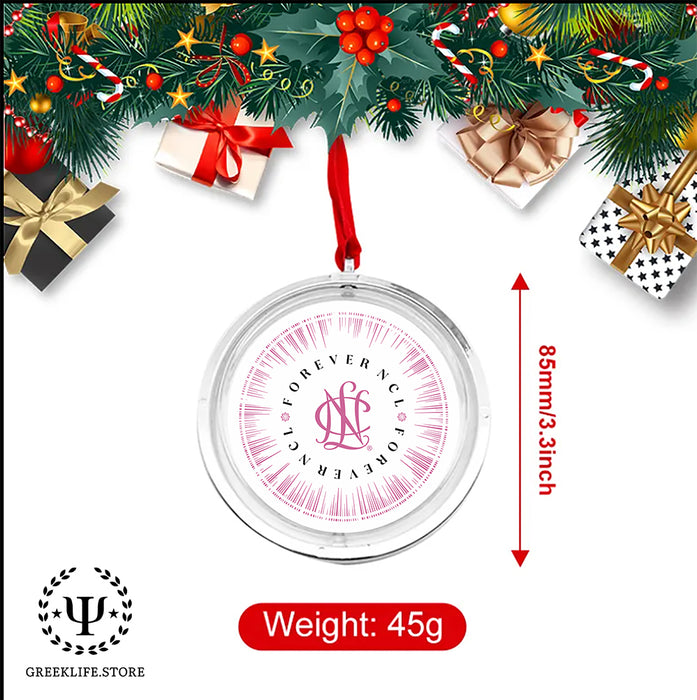 National Charity League Christmas Reversible Flat Round Ornament