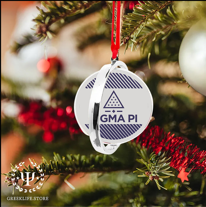Sigma Pi Christmas Reversible Flat Round Ornament