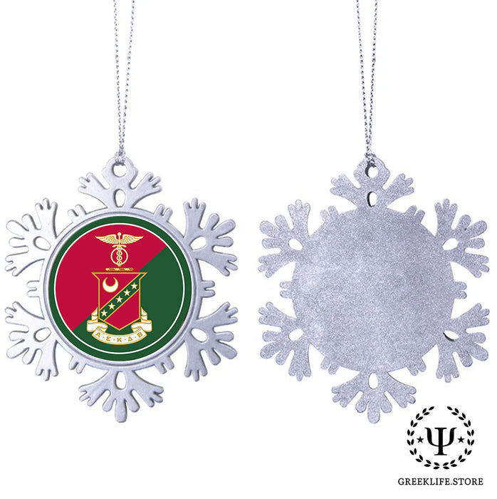 Kappa Sigma Christmas Ornament - Snowflake Metal