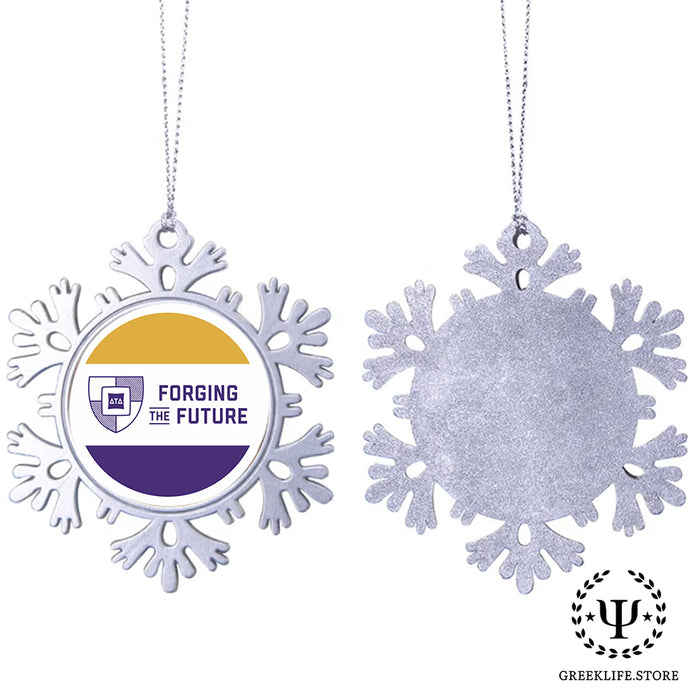 Delta Tau Delta Christmas Ornament - Snowflake Metal
