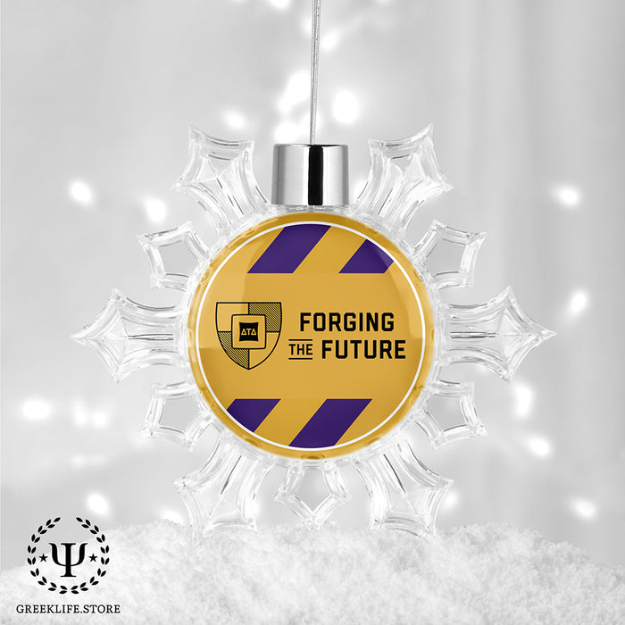 Delta Tau Delta Christmas Ornament - Snowflake