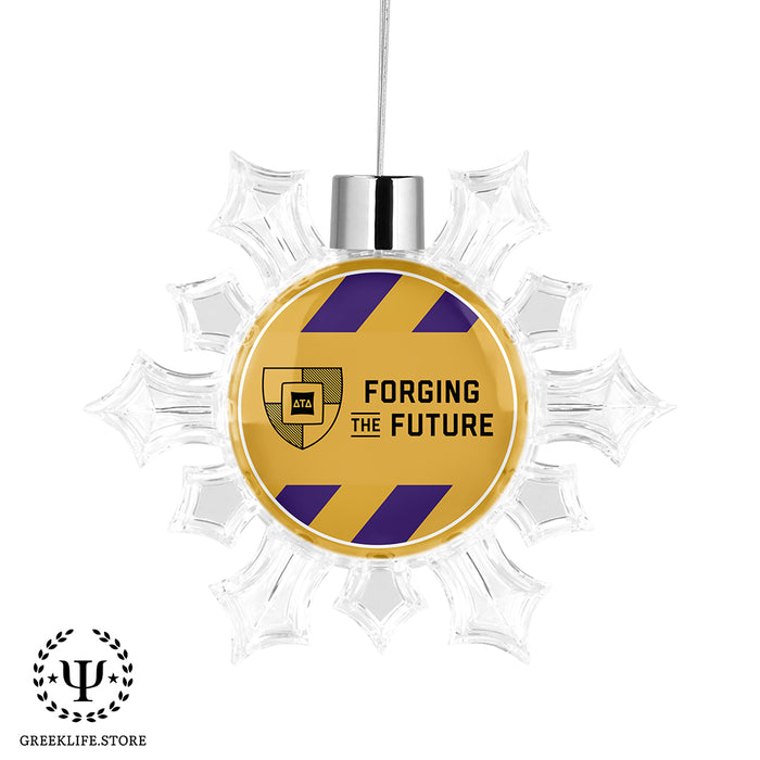 Delta Tau Delta Christmas Ornament - Snowflake