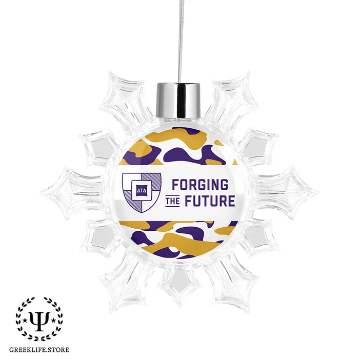 Delta Tau Delta Christmas Ornament - Snowflake