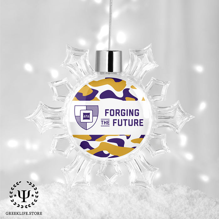 Delta Tau Delta Christmas Ornament - Snowflake