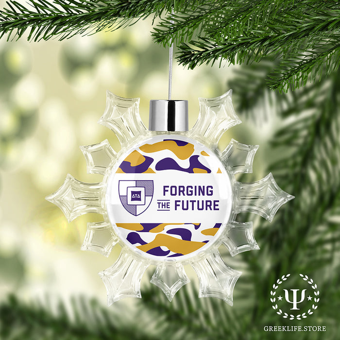 Delta Tau Delta Christmas Ornament - Snowflake