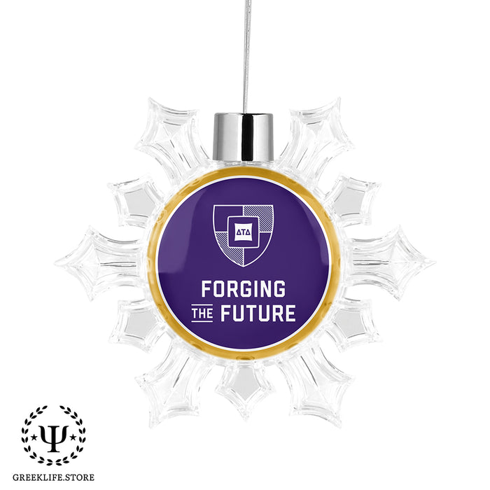 Delta Tau Delta Christmas Ornament - Snowflake