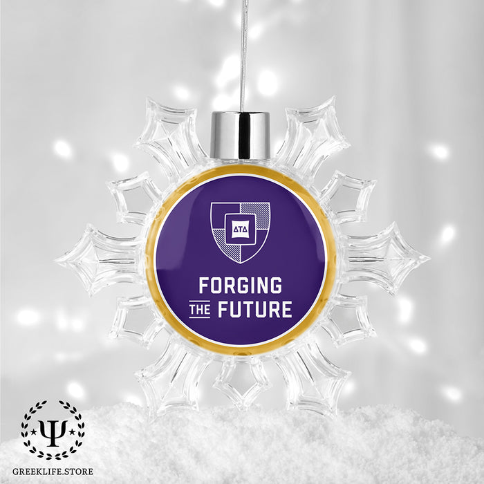 Delta Tau Delta Christmas Ornament - Snowflake