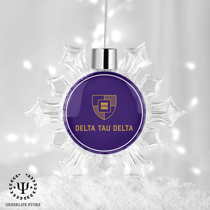 Delta Tau Delta Christmas Ornament - Snowflake