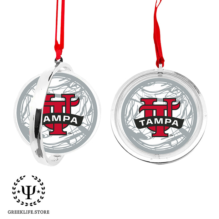University of Tampa Christmas Reversible Flat Round Ornament