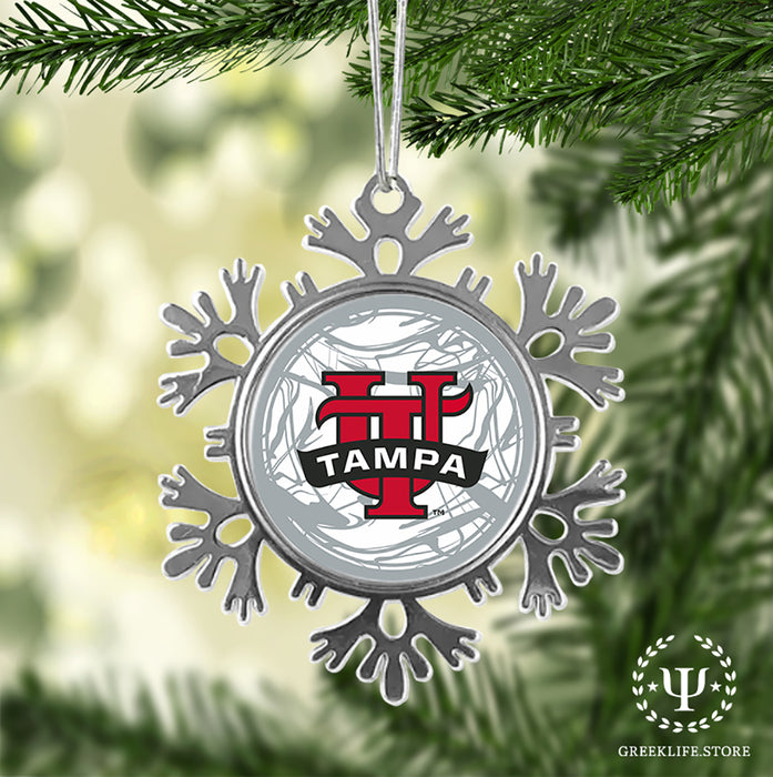 University of Tampa Christmas Ornament - Snowflake Metal