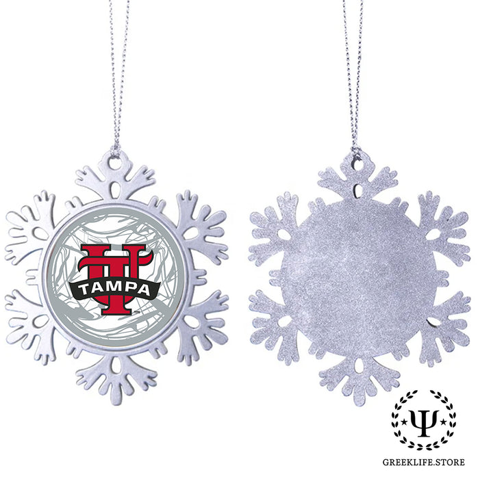 University of Tampa Christmas Ornament - Snowflake Metal