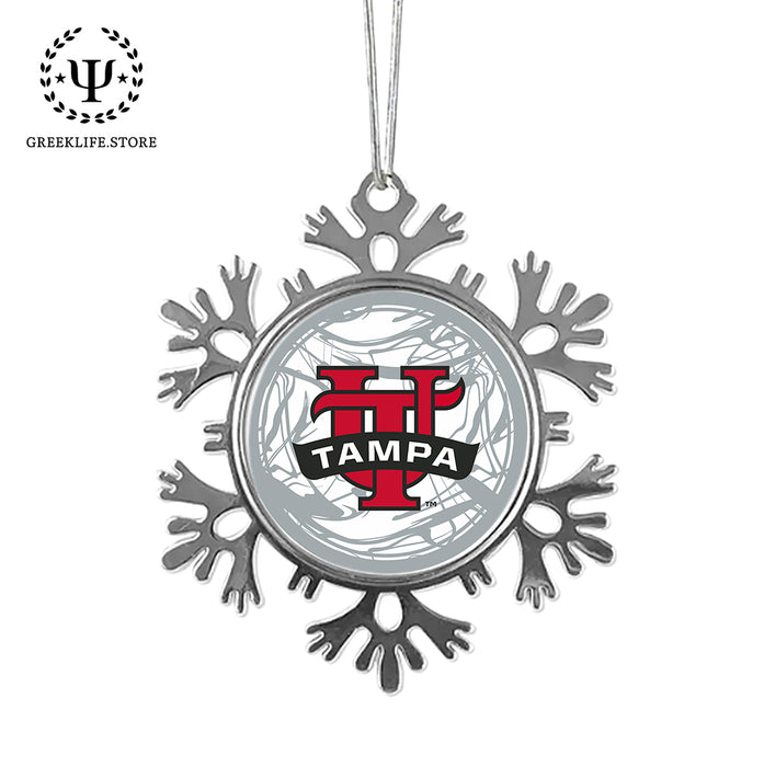 University of Tampa Christmas Ornament - Snowflake Metal