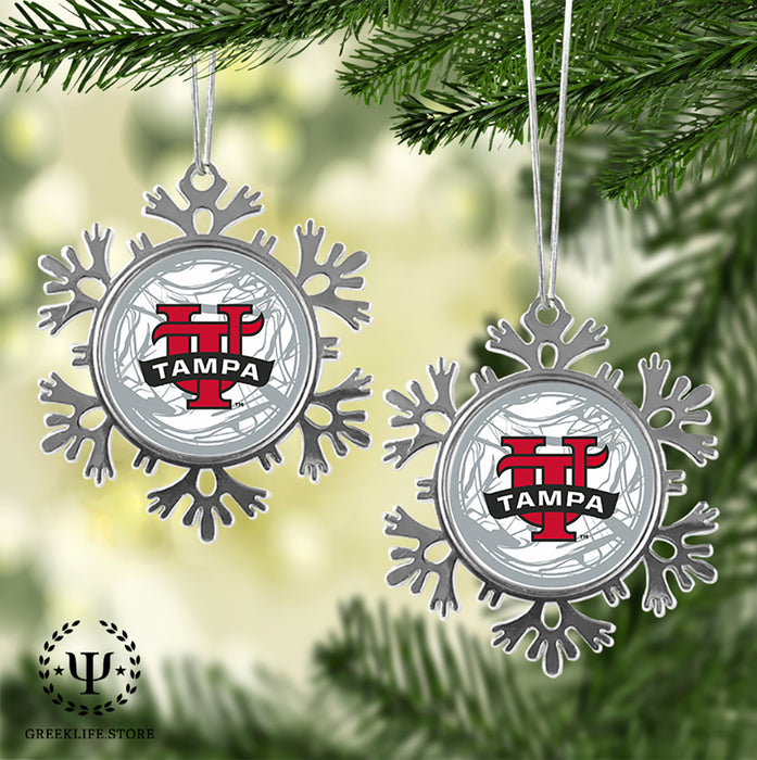 University of Tampa Christmas Ornament - Snowflake Metal