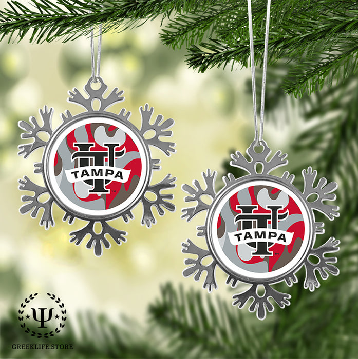 University of Tampa Christmas Ornament - Snowflake Metal