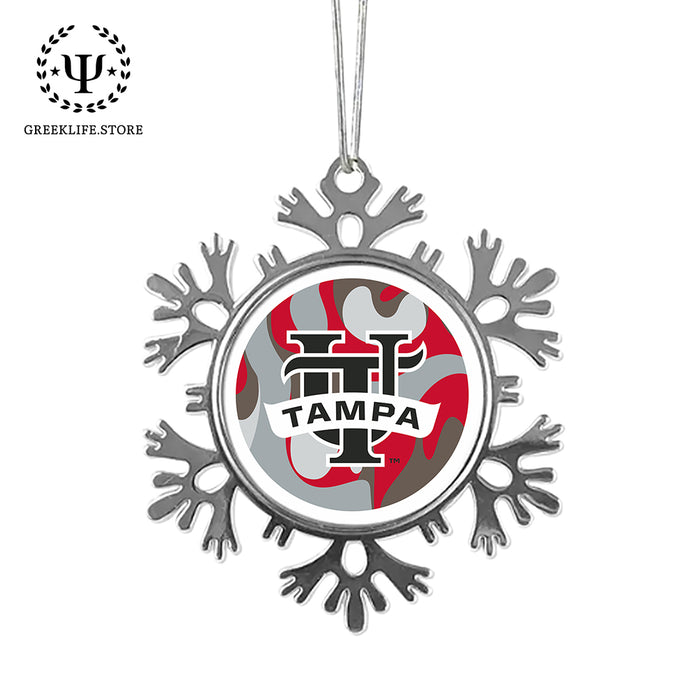 University of Tampa Christmas Ornament - Snowflake Metal