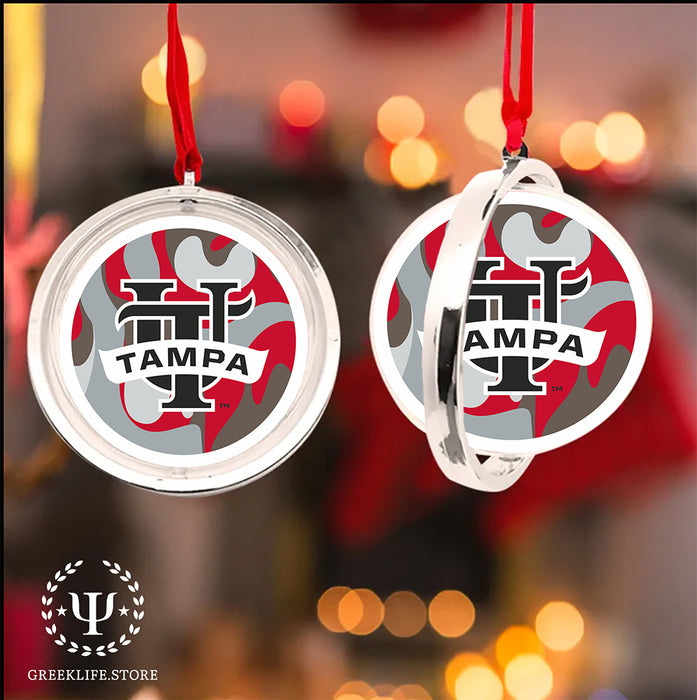 University of Tampa Christmas Reversible Flat Round Ornament