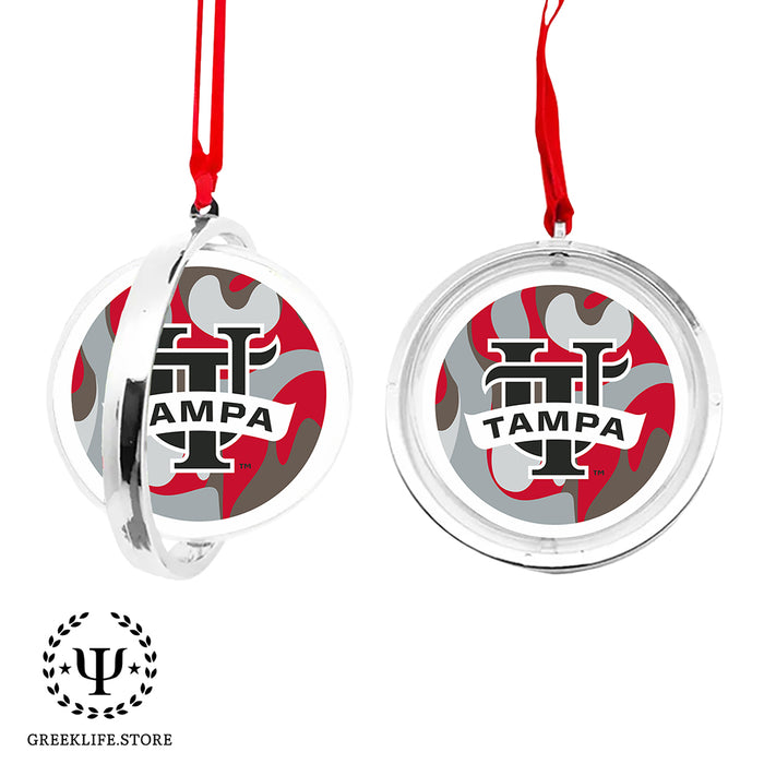 University of Tampa Christmas Reversible Flat Round Ornament