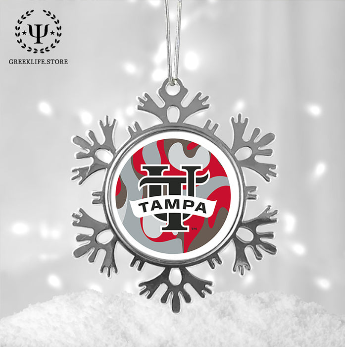 University of Tampa Christmas Ornament - Snowflake Metal
