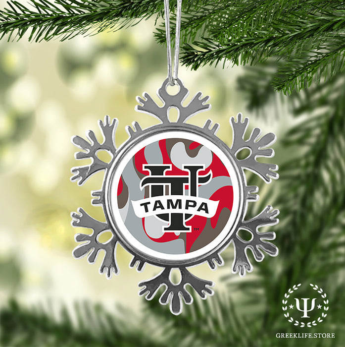 University of Tampa Christmas Ornament - Snowflake Metal