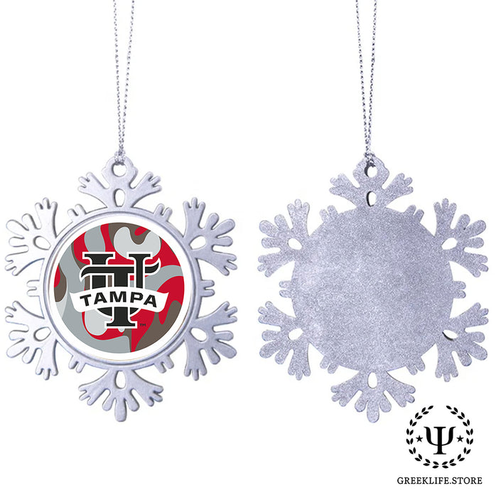 University of Tampa Christmas Ornament - Snowflake Metal