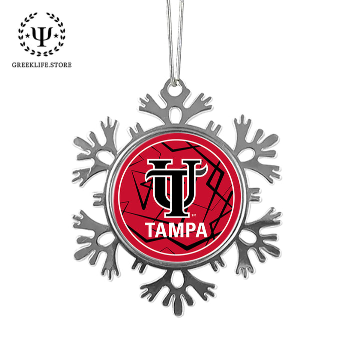 University of Tampa Christmas Ornament - Snowflake Metal