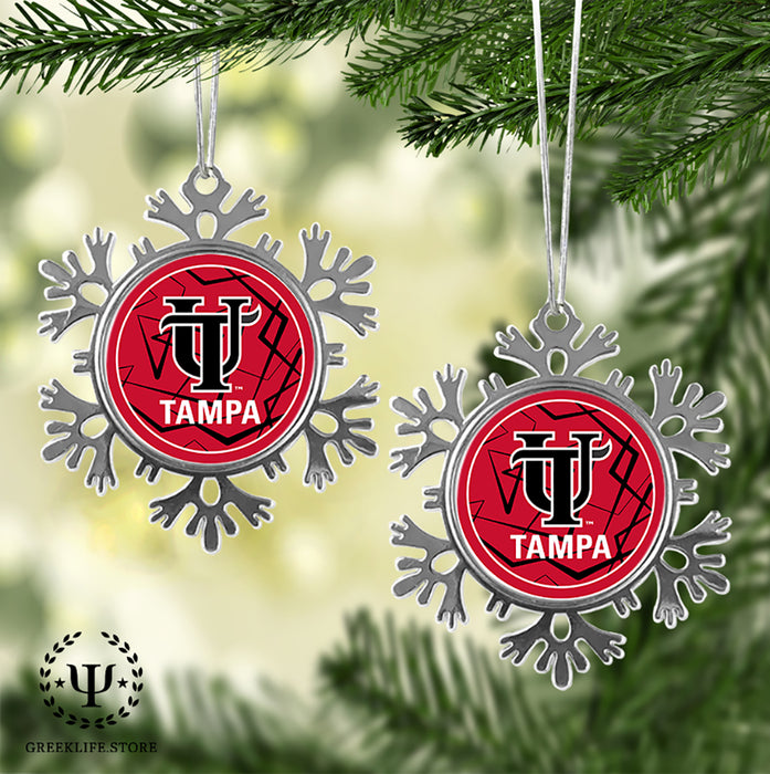 University of Tampa Christmas Ornament - Snowflake Metal