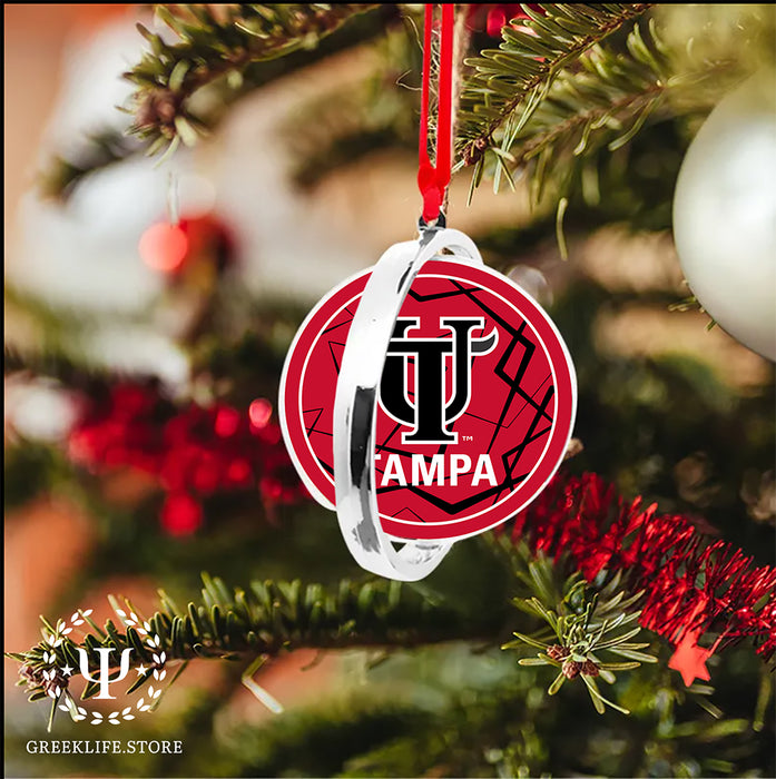 University of Tampa Christmas Reversible Flat Round Ornament
