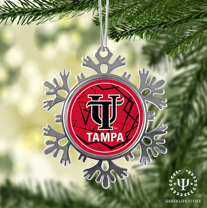 University of Tampa Christmas Ornament - Snowflake Metal