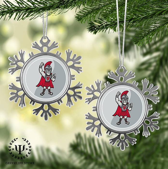 University of Tampa Christmas Ornament - Snowflake Metal