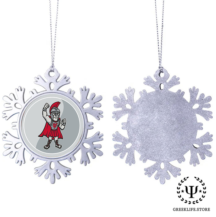 University of Tampa Christmas Ornament - Snowflake Metal